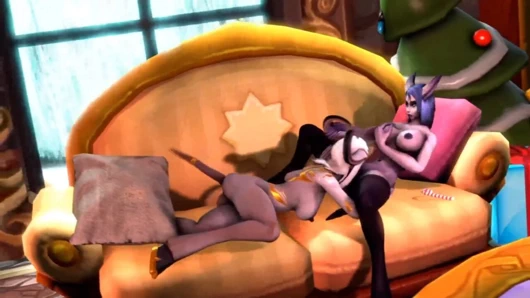 Draenei iblis kızların birbirini yemesi: warcraft parodisi