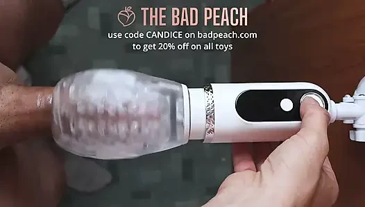 pussy pump orgasm and intense sex with deep creampie