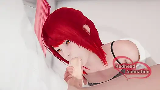 Denji Makima'yı sikiyor - motorlu testere adam