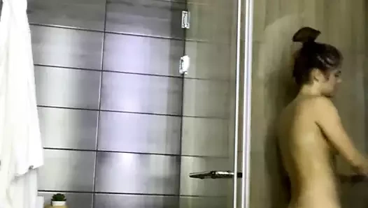 Güzel iç çamaşırı, çorap ve nazik, şehvetli bir kız