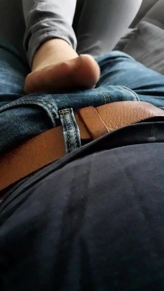 Kot pantolonda naylon işi