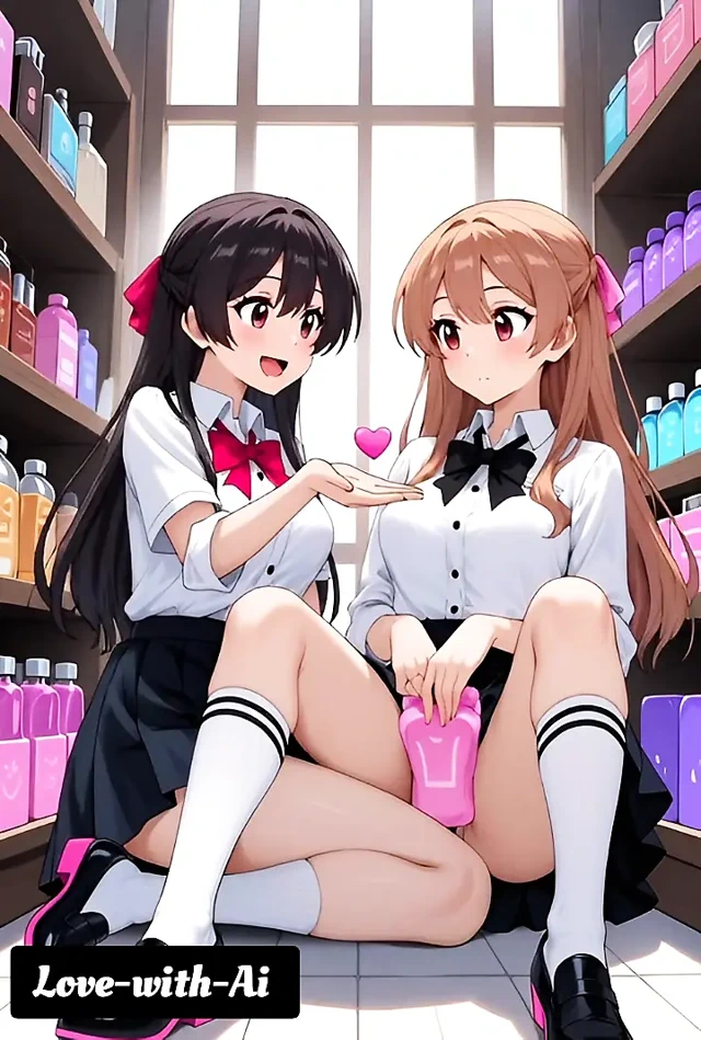 Hentai 2026! They love sucking on their ice cream that's dripping down their breasts