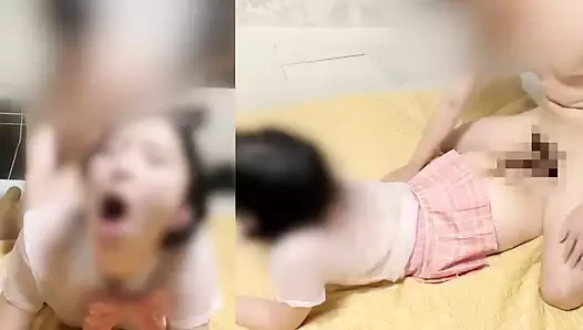 Film# 174 dölleme. "İçime sperm koyma!" Üniformalı öğretmenle seks, cosplay