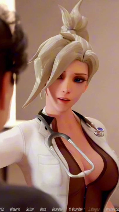 Overwatch XXX - Overwatch'tan Pembe Hanım'ın Amını Sikmek - Mercy'nin Rotası | Bölüm 1