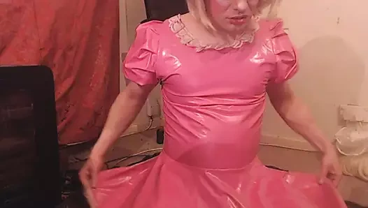 acıklı sissy oturur üzerinde vibe