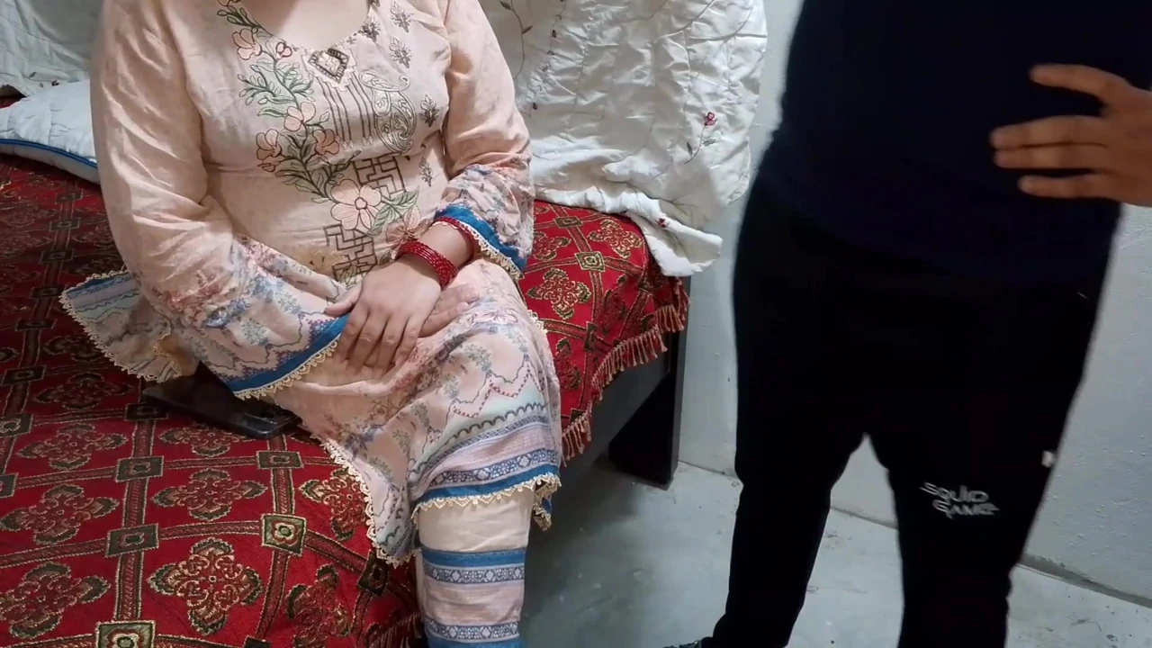 The wife got angry because of her stepmother and went home.