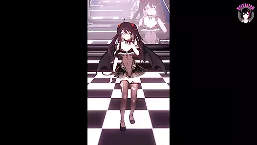 Genshin impact - hu tao - seksi dans + xray kumaş (3d hentai)