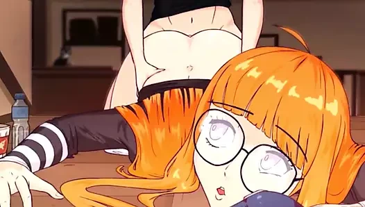 Kızıl saçlı tutkuyla video oyunları oynuyor ve bacaklarının arasındaki ereksiyonu fark etmiyor