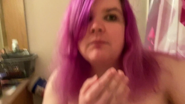 Bbw ts oynama ile memeler ve clitty