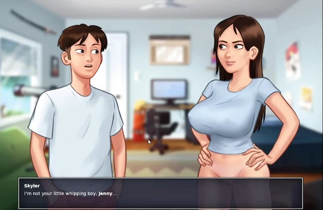 Skyler sabah anları banyo yaparken ayaktaki üvey annesini sikiyor