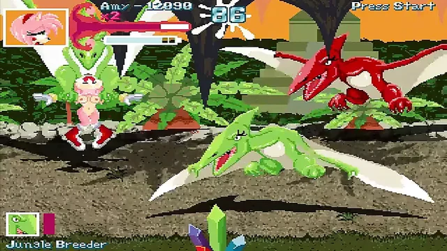 Проецируйте любовное зелье x на сцене в джунглях