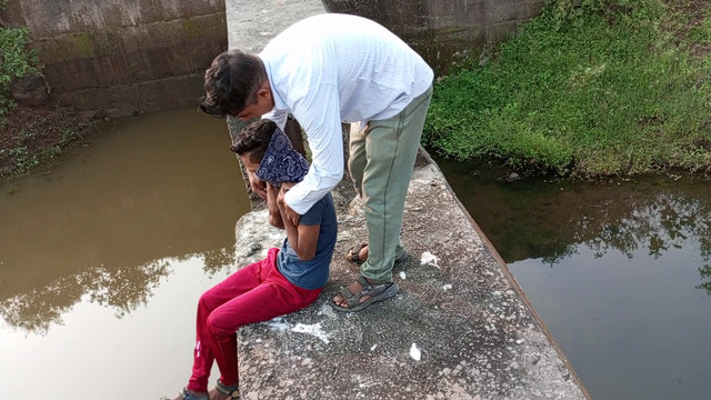 Hot Threesome Hardcore Young Gay Sex -  In the forest near the water - Gay Movie In Hindi voice