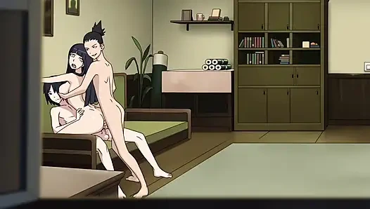 Hinata - çifte penetrasyon