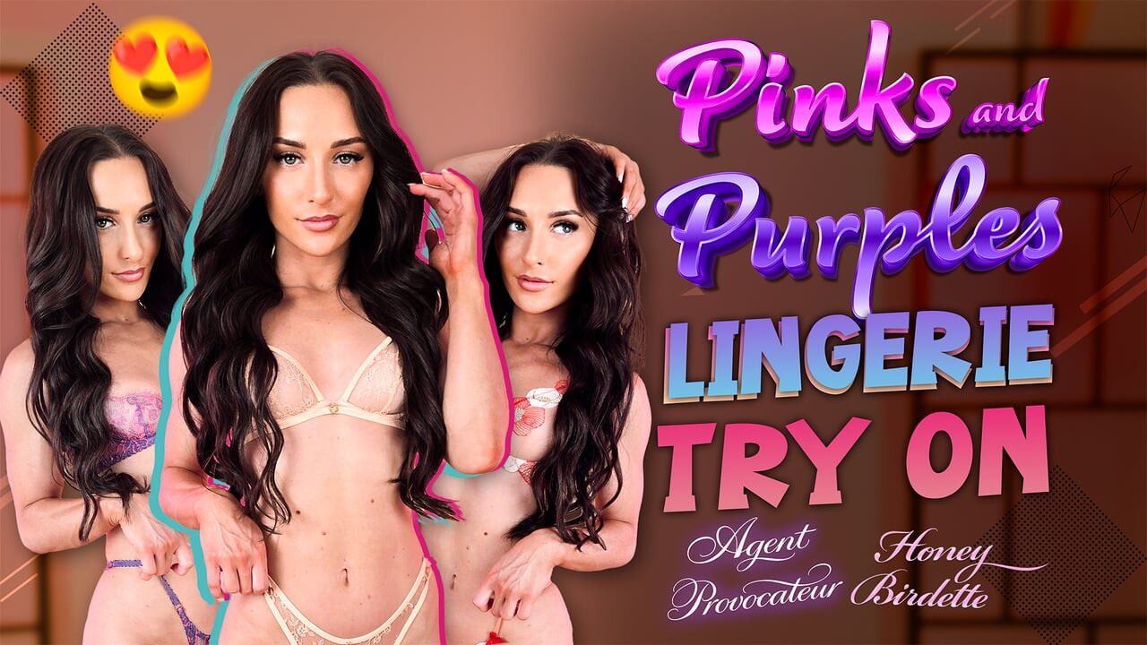 Pembeler ve mor iç çamaşırları deniyor - hannahjames710