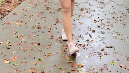 Amatör çıplak yürüyüş