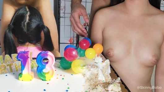 Happy 18th Birthday To My Favorite Cheating Student! Her clueless boyfriend wasn't invited