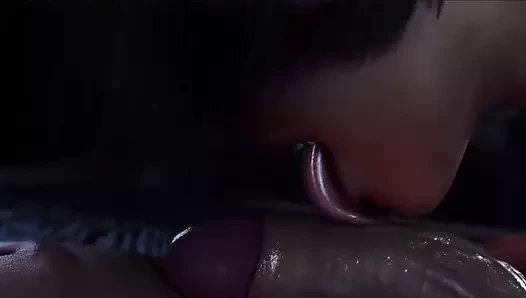 Ada Wong (d-virus) küçük yarakla oynuyor