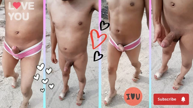 Sıcak trans çıplak mastürbasyon yapmak halka açık ve seksi topuklu eşek sıcak