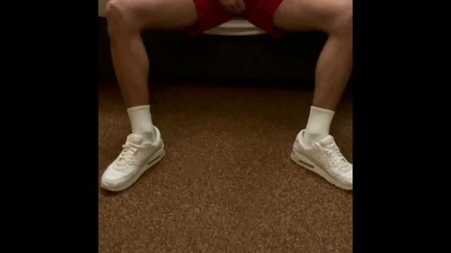 Soccer boy teasing and jerking. Bi guy Levi