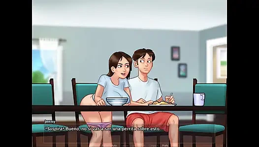 Pregnant stepmom has too much desire for sex and so does my stepsister - summertime saga