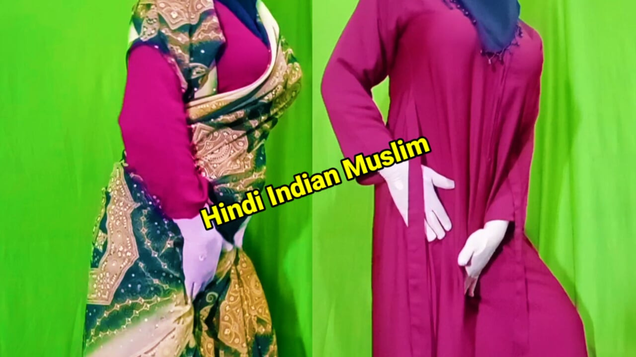 Hintli Müslüman güzel kadın geceyi başka bir adamla geçiriyor - Hintçe