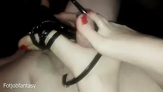 Aman Tanrım: Ona Ayak Hareketi Yaptığımda Bayılıyorum... Ve Üzerime Boşalıyor!!