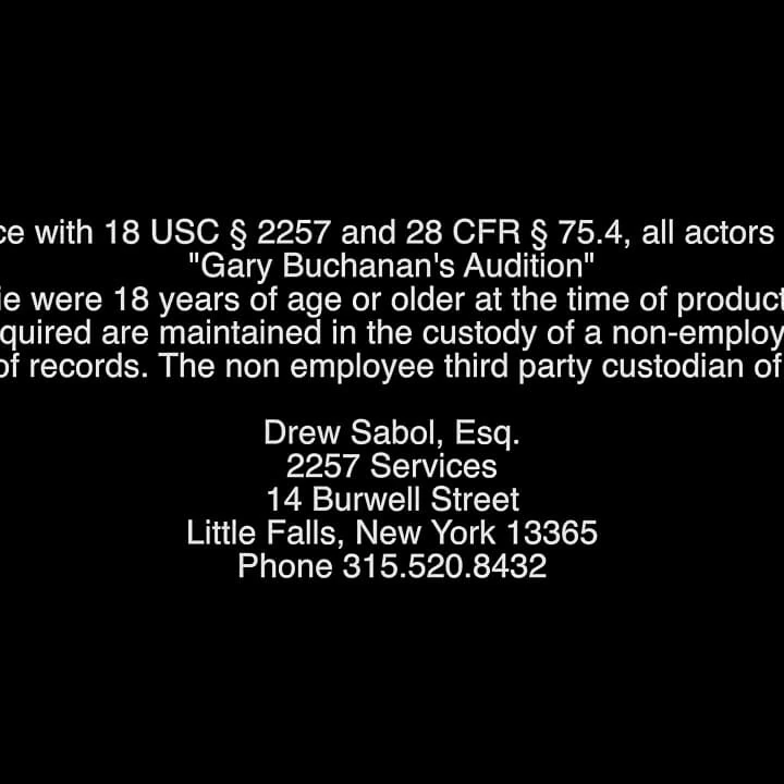 Gary Buchanan - seçmeler 01