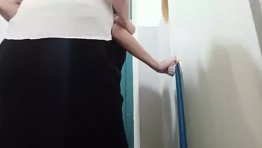 Erkek arkadaşlarımız işteyken ben ve komşum tutkulu ve sert seks yapıyorum