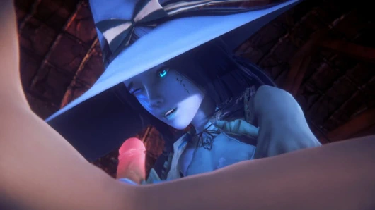 Cadı Ranni'nin eğlenceli bir gecesi var: elden ring hentai parodi