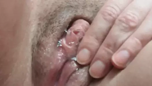 I caress my soaked