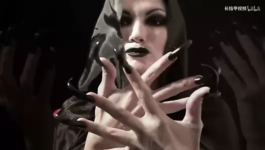 Uzun tırnaklar seksi stiletto