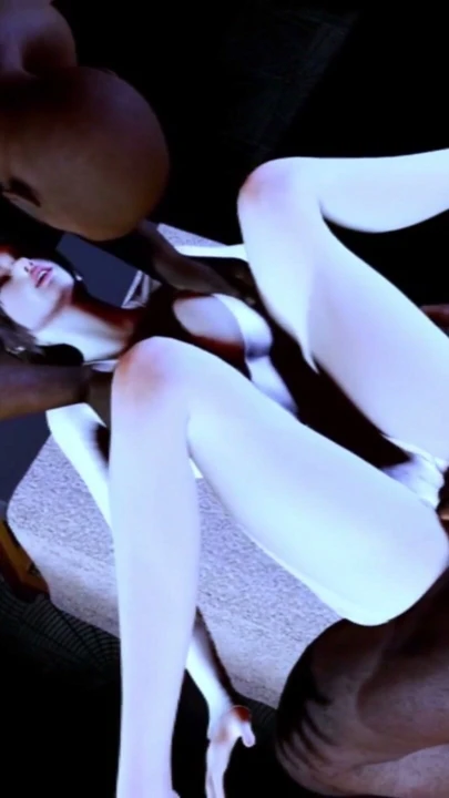 Güzel bayan iki büyük zenci yarağıyla üçlü seks yapıyor (bölüm 01) - hentai sansürsüz 3d v110 | Klip 2