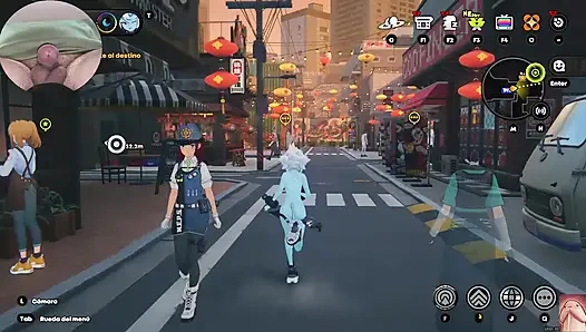 Küçük ve güzel bir Japon oni kız, azıyor ve soyunuyor, sikimi sert yapıyor (Zenless Zone sıfır oyun 4)