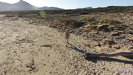 MILF Has Holiday Sex on the Beach