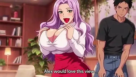 Azgın üvey anne evde kimse yokken üvey oğlu tarafından yakalanıyor