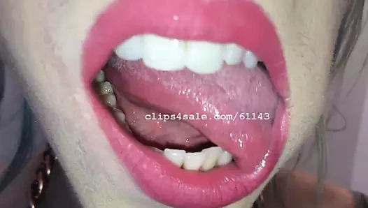 Ağız fetişi - trice ağız videosu 1