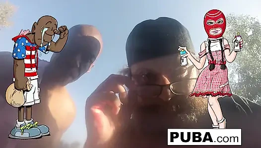 Marica Hase ev serserisi Chris Cock'tan büyük zenci yarağı alıyor!