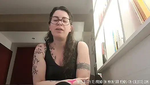 Vends-ta-culotte - Fransız dominatrix'in itaatkar adam için sert mastürbasyon talimatları