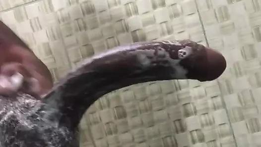 Sabunlu büyük yarak