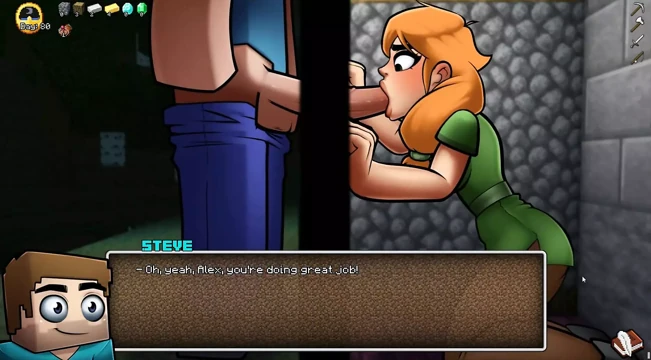 Hornycraft minecraft parodi hentai oyunu pornplay ep.16 cadı iksir yapmak için spermimi topluyor