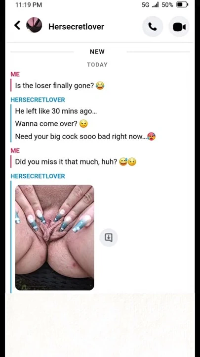 He fucked me on Snapchat while my husband was away - raw and deep in my pussy! | Clip 1