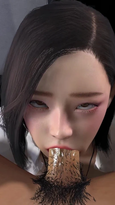 Сногсшибательный момент из "Красивая корейская девушка сосет член, очень счастлива"