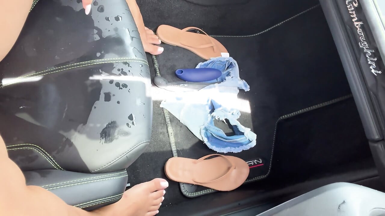 I squirted all in my Lamborghini and ruined it