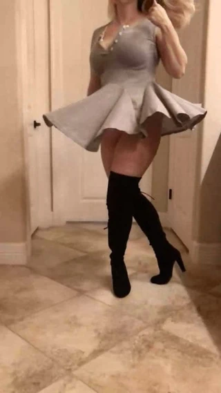 Rüzgarlı bir gün için mükemmel eteği buldum!