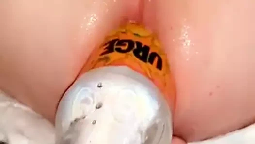 Sıcak su ile şişe