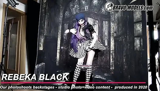 386-sahne arkası fotoğraf çekimi Rebeka Black - yetişkin