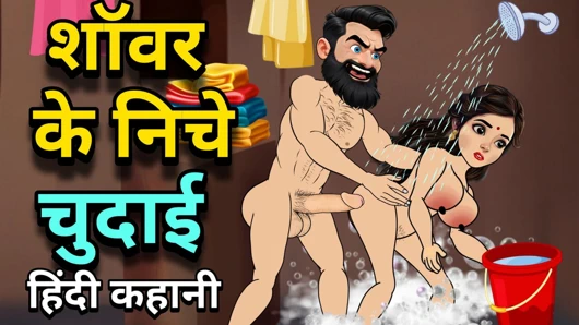 Shower Neeche Chudai, Hindi Cartoon Sex Story