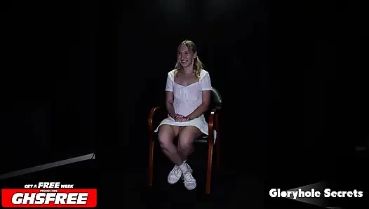 Duvar deliği sırları - mckenna lynn deliğine yabancı döl yutuyor