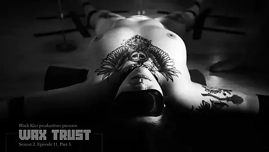 Sin BDSM seansı için bana ateşle güvendi - ağda oyunu