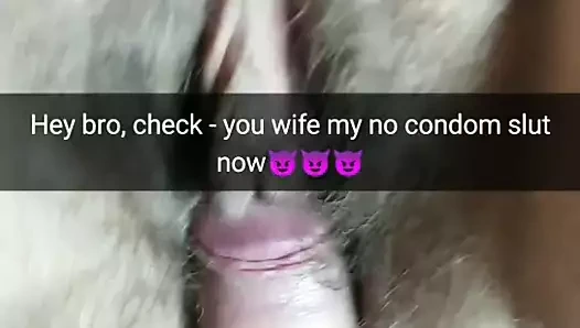 Hey dostum! sonunda karını prezervatifsiz becermeye başladım